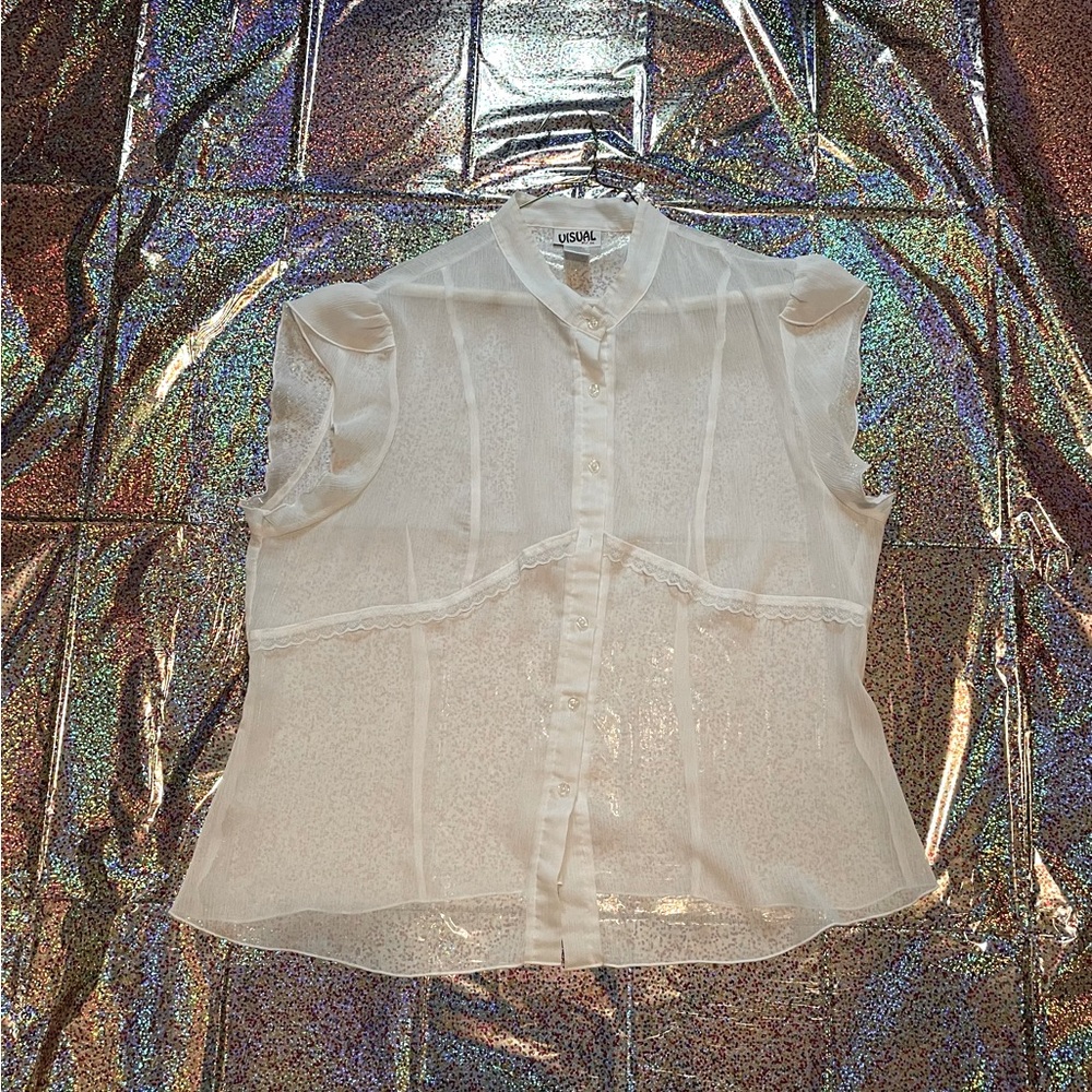 Women sheer top